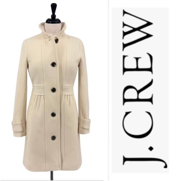 J. Crew Wool Lady Day Coat - Picture 2 of 8